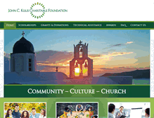 Tablet Screenshot of kulisfoundation.org